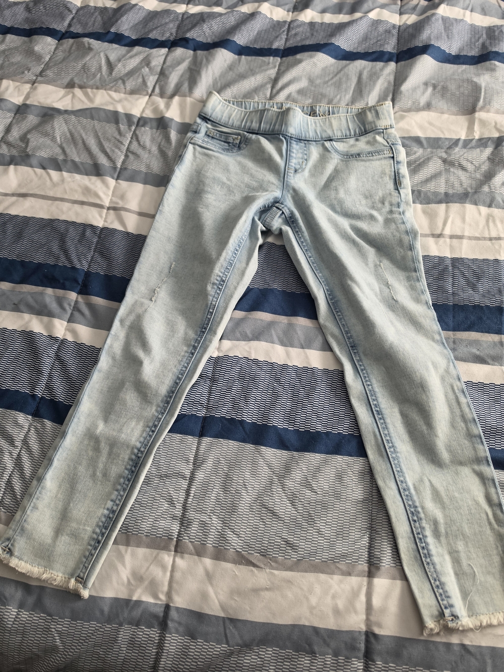 Justice Girl's Light Wash Skinny Jeans